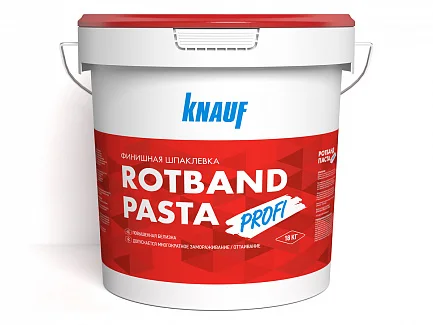 Шпаклевка готовая KNAUF Rotband Pasta Profi, 18кг (33шт/пал)