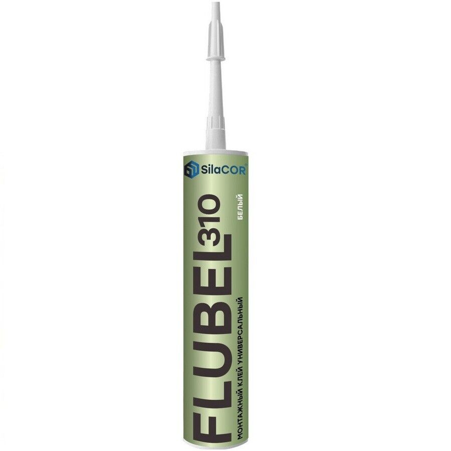 Клей жидкие гвозди SilaCOR FLUBEL 310 для декора белый 380гр