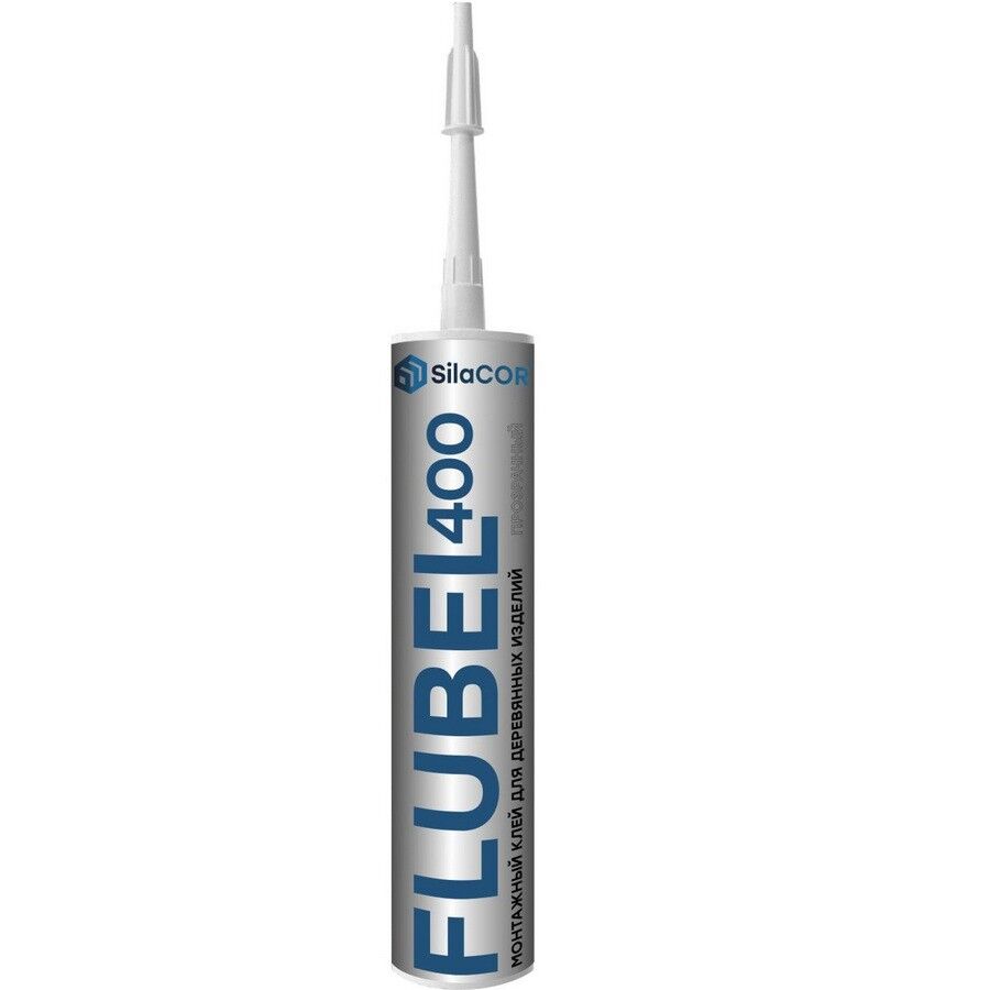 Клей жидкие гвозди SilaCOR FLUBEL 400 для столярных изделий прозрачный 350гр